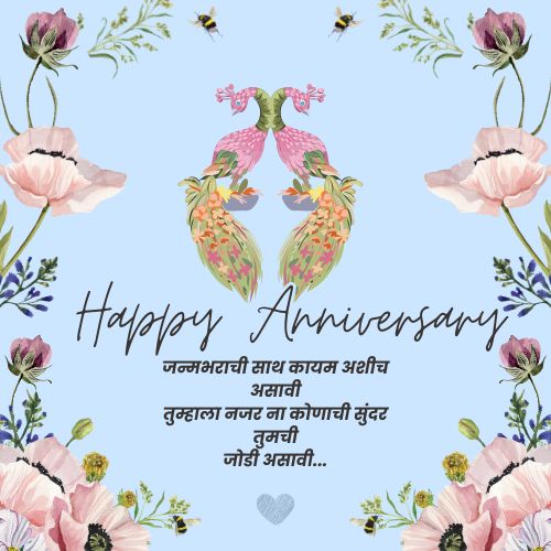 Anniversary Wishes in Marathi For Mom Dad